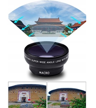 ОБЪЕКТИВ ДЛЯ ТЕЛЕФОНА 6 В 1 МАКРО ШИРОКОУГОЛЬНЫЙ ЗАЖИМ БОЛЬШОЙ НАБОР