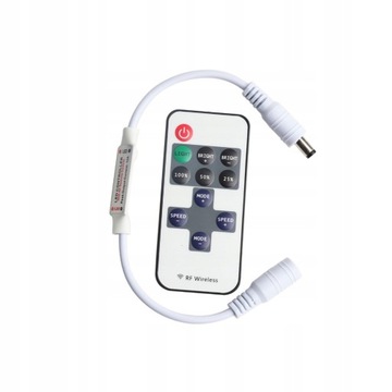 ŚCIEMNIACZ TAŚM LED STEROWNIK PILOT 5-24V 12A