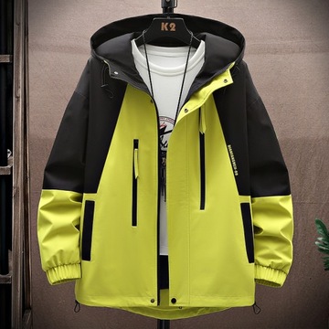 2023 New Spring Men Hooded Jacket Breathable Outwe