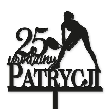 TOPPER NAPIS TORT TENIS ZIEMNY TENISISTKA CZARNY