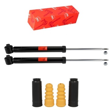 AMORTYZATORY + OSŁONY ODBOJE TYŁ AUDI A6 C5 SKODA SUPERB I VW PASSAT B5