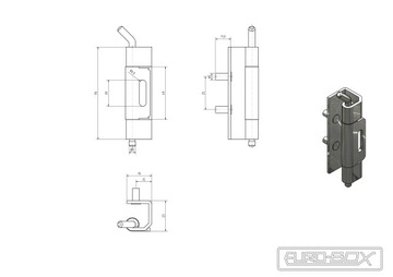ВНУТРЕННЯЯ ПЕТЛЯ ДЛЯ СВАРКИ ДВЕРЕЙ МЕТАЛЛИЧЕСКОГО ШКАФА