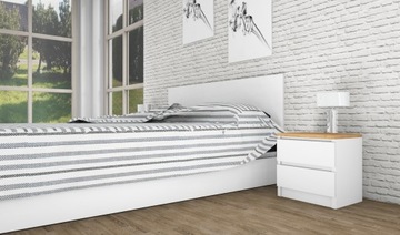 STOLIK NOCNY SZAFKA 40CM BIAŁY DĄB CRAFT