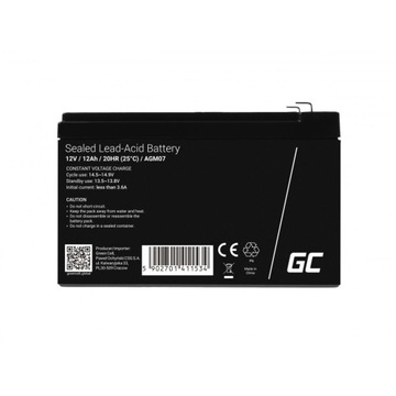 GREEN CELL AKUMULATOR AGM 12V 12AH