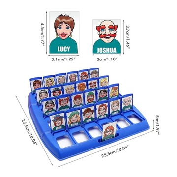 УГАДАЙ КТО? СЕМЕЙНАЯ НАСТОЛЬНАЯ ИГРА ДЛЯ СОЦИАЛЬНОГО РАЗВЛЕЧЕНИЯ ДЛЯ 2 ЧЕЛОВЕК ВУПИ