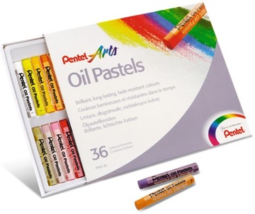 НАБОР МАСЛЯНОЙ ПАСТЕЛИ PENTEL 36 ЦВЕТОВ