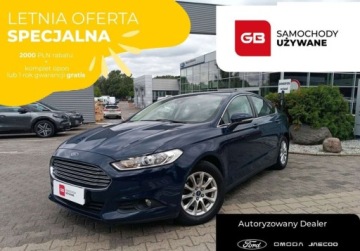 Ford Mondeo V Sedan 1.5 EcoBoost 160KM 2017 Ford Mondeo 1.5 Ecoboost 160KM Trend Sedan SalonPL SerwisASO Gwarancja VAT