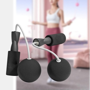 Скакалка с грузом Античерный шарик 75 мм