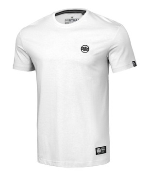 PITBULL T-SHIRT SMALL LOGO 170 BIAŁY L