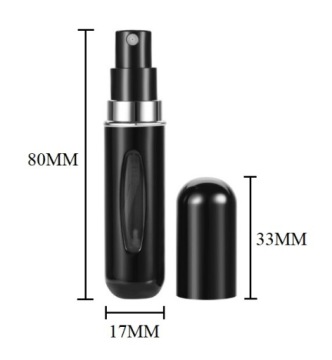 TRAVEL ATOMIZER БУТЫЛКА ДЛЯ ДУХОВ, 5 МЛ