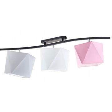 Lampa plafon sufitowa wisząca żyrandol abażur zwis LED E27 50 KOLORÓW