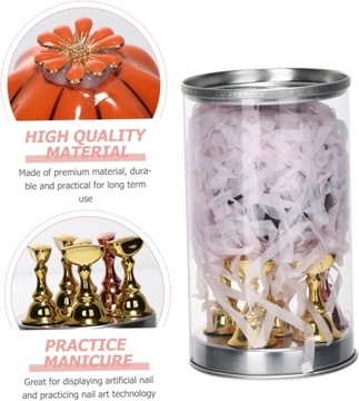 2 комплекта держателей для ногтей, полка для практики ногтей