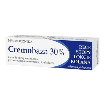CREMOBAZA 30% KREM ZMIĘKCZAJĄCO-NAWILŻAJĄCY Z MOCZ