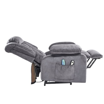 Электрическое кресло для отдыха с наклоном и массажным подогревом, с дистанционным управлением