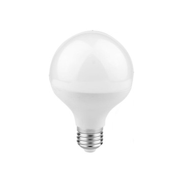 ŻARÓWKA LAMPA LED G95 KULA E27 8W = 55W 3000K