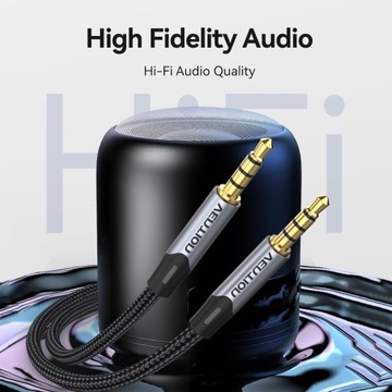 Кабель Mini Jack 3,5 AUX, 4 контакта TRRS, наушники, микрофон, 1,5 м