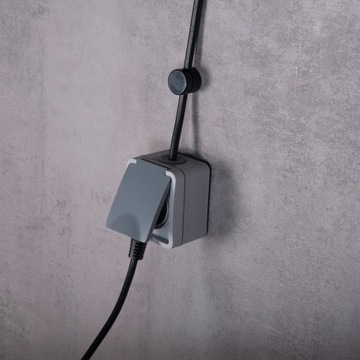 ОДИНАРНАЯ РОЗЕТКА ЗАКРЫВАЮЩЕЙСЯ ПОВЕРХНОСТИ ПРОМЫШЛЕННАЯ IP54 JLM TIGHT