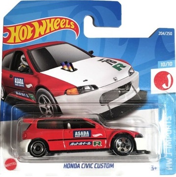 HOT WHEELS HONDA CIVIC CUSTOM HW J-IMPORTS 2022