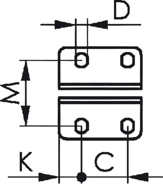 Быстрозажимной зажим, вертикальный, размер 6800 1 AMF