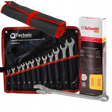НАБОР КЛЮЧЕЙ НАКИДНЫХ SCHMITH 6-22 мм 12 шт.