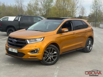 Ford Edge II SUV 2.0 TDCi Twin-Turbo 210KM 2017 Ford Edge Sport 2.0tdci 210KM max wersja 4x4 asystenci went fotele panoram, zdjęcie 1