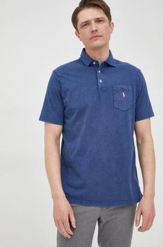 Koszulka polo z domieszką lnu Polo Ralph Lauren L