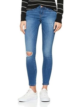 NOISY MAY spodnie ankle jeans SKINNY FIT 26/30