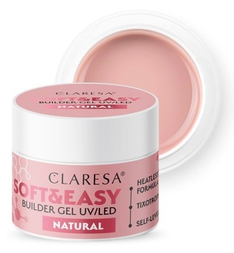 Claresa Żel budujący Soft&Easy Natural 45g