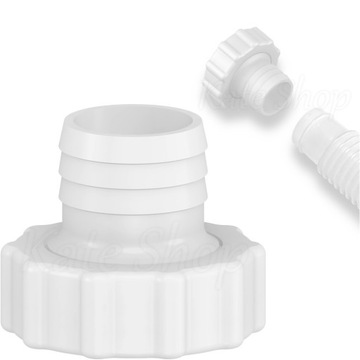 Redukcja Złączka Adapter do Rury Basenowej Bestway 38x38mm z Nakrętką 60mm