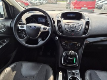 Ford Kuga II SUV 2.0 Duratorq TDCi 163KM 2013 Ford Kuga Sliczna biala Titanium 2.0 TDCI 163KM Naped 4x4 200tys km orygin, zdjęcie 7