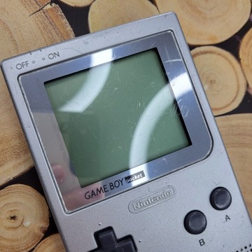 Konsola NINTENDO GAME BOY POCKET SILVER Srebrna Game Boy Classic Stan 6/10