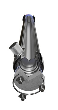 Siłownik teleskopowy hydrauliczny frontowy do wywrotu, naczep 3880 mm