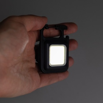 MINI LATARKA LED COB kieszonkowa 5w1 OTWIERACZ, PODSTAWKA, MAGNES, BRELOK