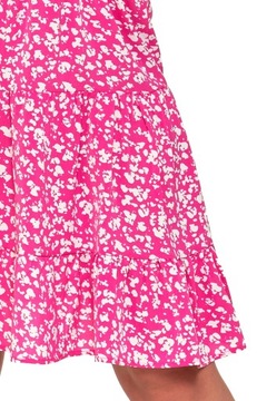 ЖЕНСКОЕ ПЛАТЬЕ-РАСКЛЕШЕННОЕ ПЛАТЬЕ Модное воздушное летнее платье с рукавами-бабочками MORAJ XL