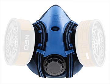 NEO TOOLS PÓŁMASKA SILIKONOWA NA DWA POCHŁANIACZE