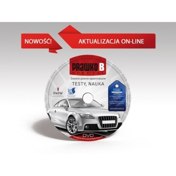 Testy na Prawo Jazdy Kat. B Nauka Credo 2024 Nowy Egzamin DVD/CD + BONUS!