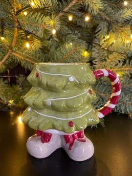 Рождественская кружка Дед Мороз для горячего шоколада, глинтвейна, хоника