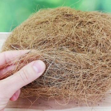 Włókno kokosowe DŁUGIE 5-30cm naturalne podłoże 5L