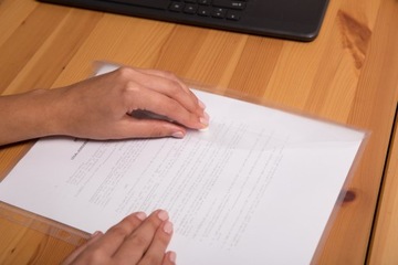 Папка-конверт А4 для переплета, ПРОЗРАЧНАЯ