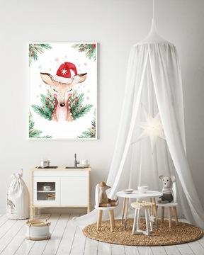 Świąteczny plakat dla dziecka, Świąteczne plakaty, Różne wzory 30x40