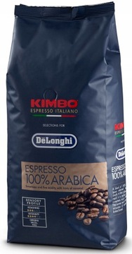 Кофе в зернах Kimbo Delonghi 100% Арабика 1кг.