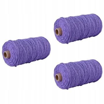 3x нитки для изготовления гобеленов макраме