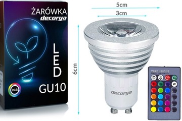 LAMPA LED OPRAWA OGRODOWA WPUSZCZANA W GRUNT CHODNIK ZESTAW Z ŻARÓWKĄ RGB