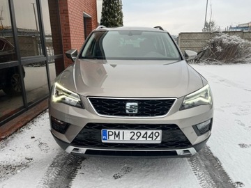 Seat Ateca SUV 1.4 EcoTSI 150KM 2017 Seat Ateca 1.4 benzyna 150 KM 6 biegow zarej w PL zadbany zamiana, zdjęcie 4