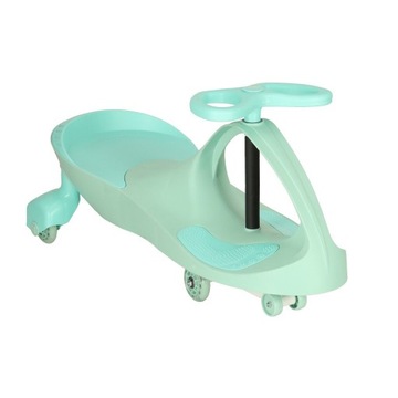 Гравитационный аттракцион с колесами со светодиодной подсветкой, мятный