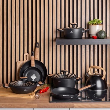 Zestaw patelni aluminiowych nieprzywierających Valdinox Spartan 20/28 cm