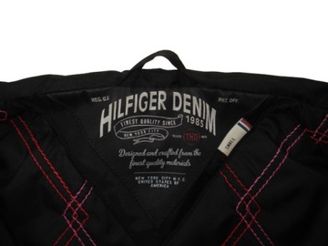 TOMMY HILFIGER Denim Czarna Damska Kurtka na WIOSNĘ r S