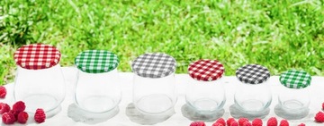 8 банок стеклянная банка для консервирования, маринования меда, варенья 300 мл