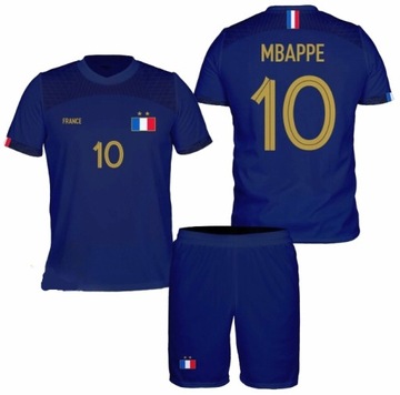 MBAPPE 10 FRANCJA - strój komplet piłkarski r. 140