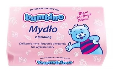 Bambino, Mydło z lanoliną, 90g